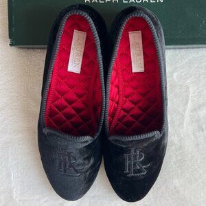 Womens Ralph Lauren New Black Suede Dress Shoes (7.5/38.5)
